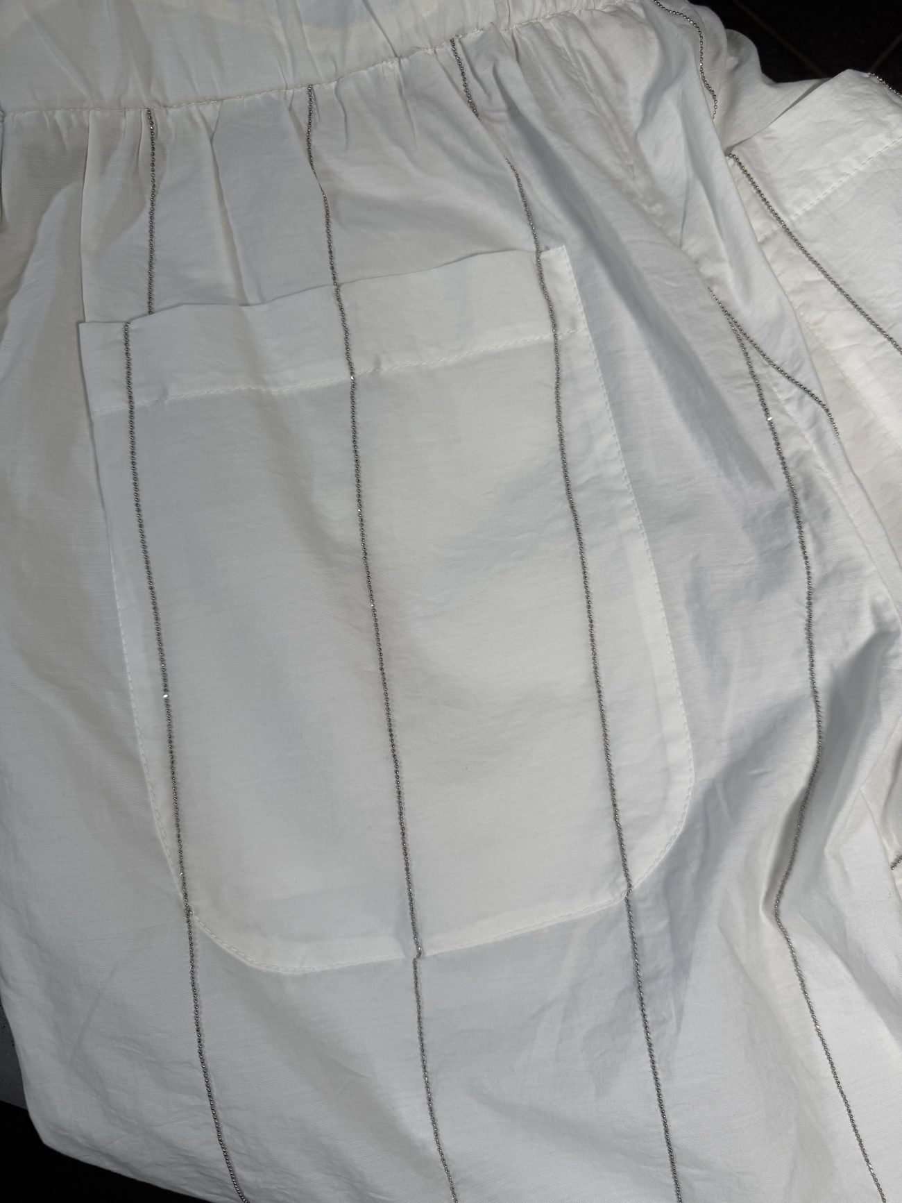 Brunello Cucinelli set vest and pants monili beads