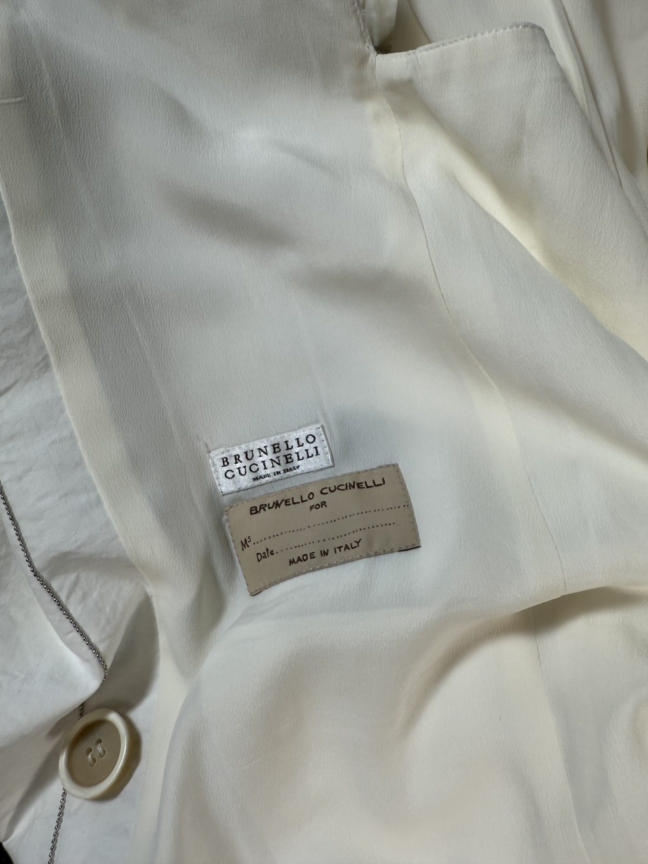 Brunello Cucinelli set vest and pants monili beads