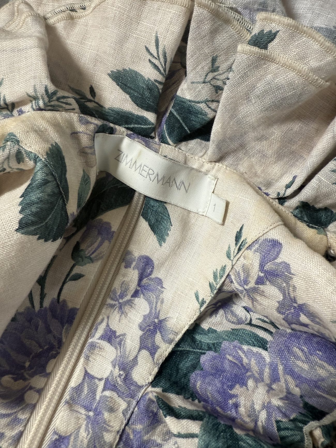 Zimmermann Cassia ruffle mini dress