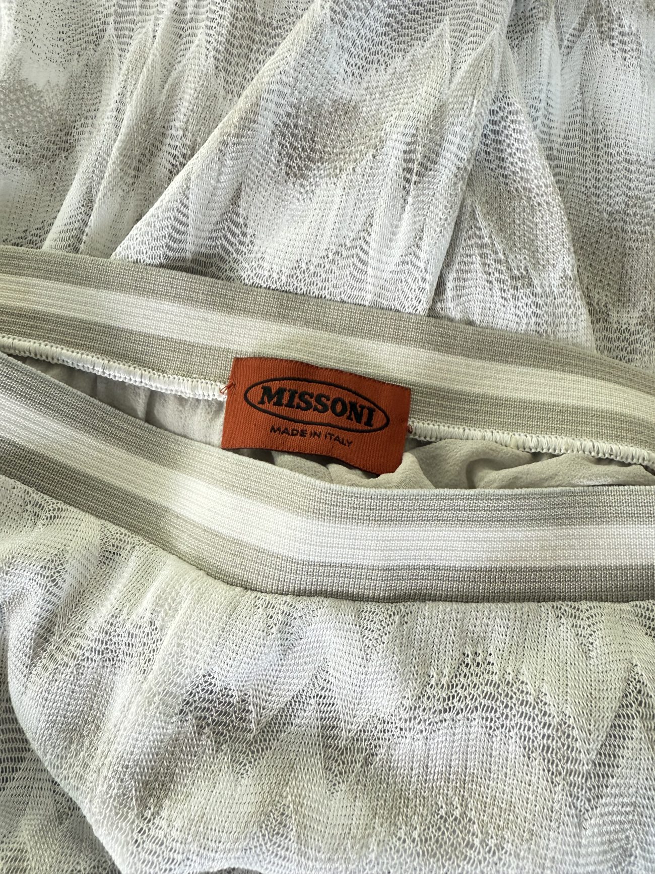 Missoni Long summer pants with zigzag pattern