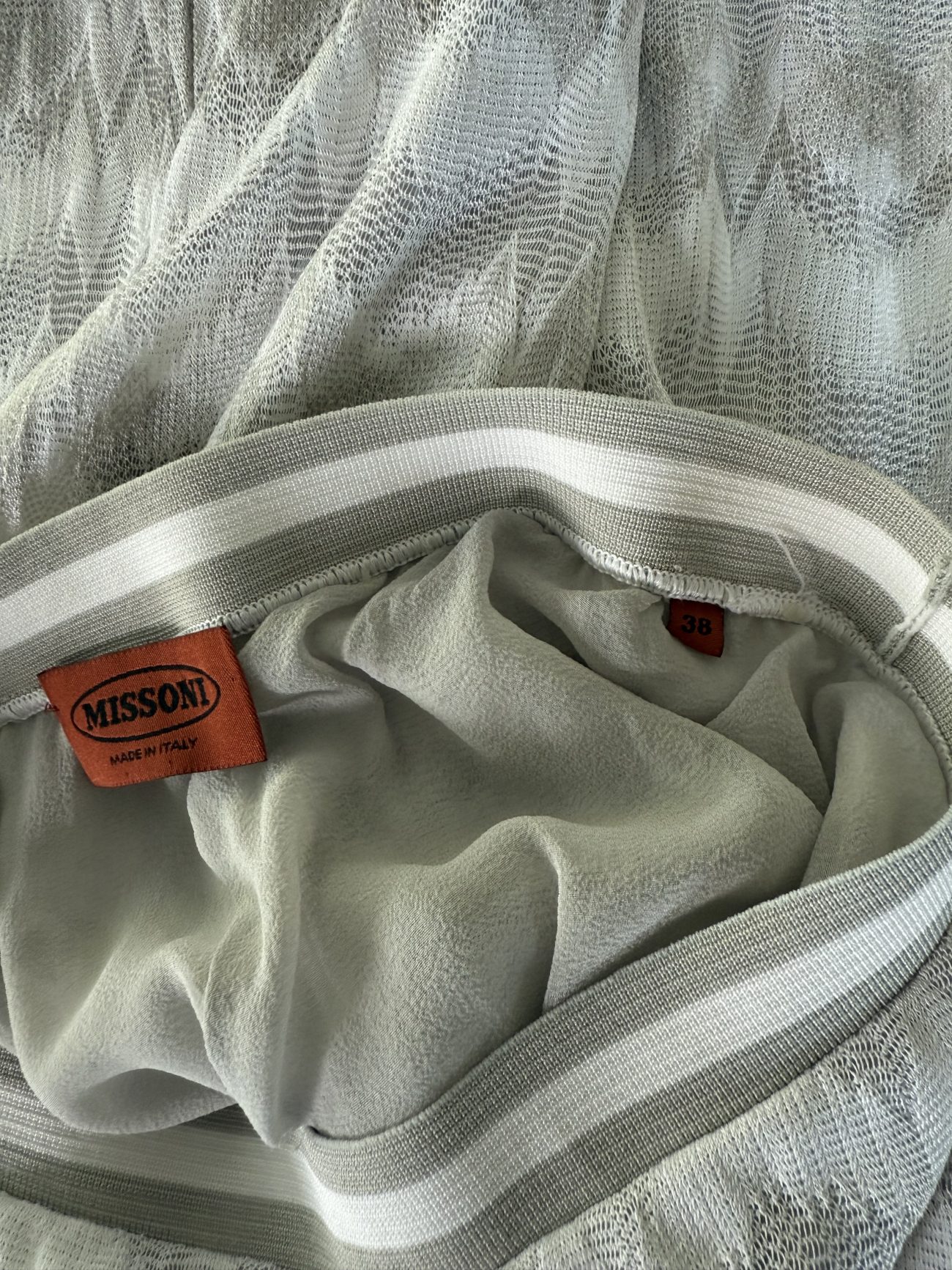 Missoni Long summer pants with zigzag pattern