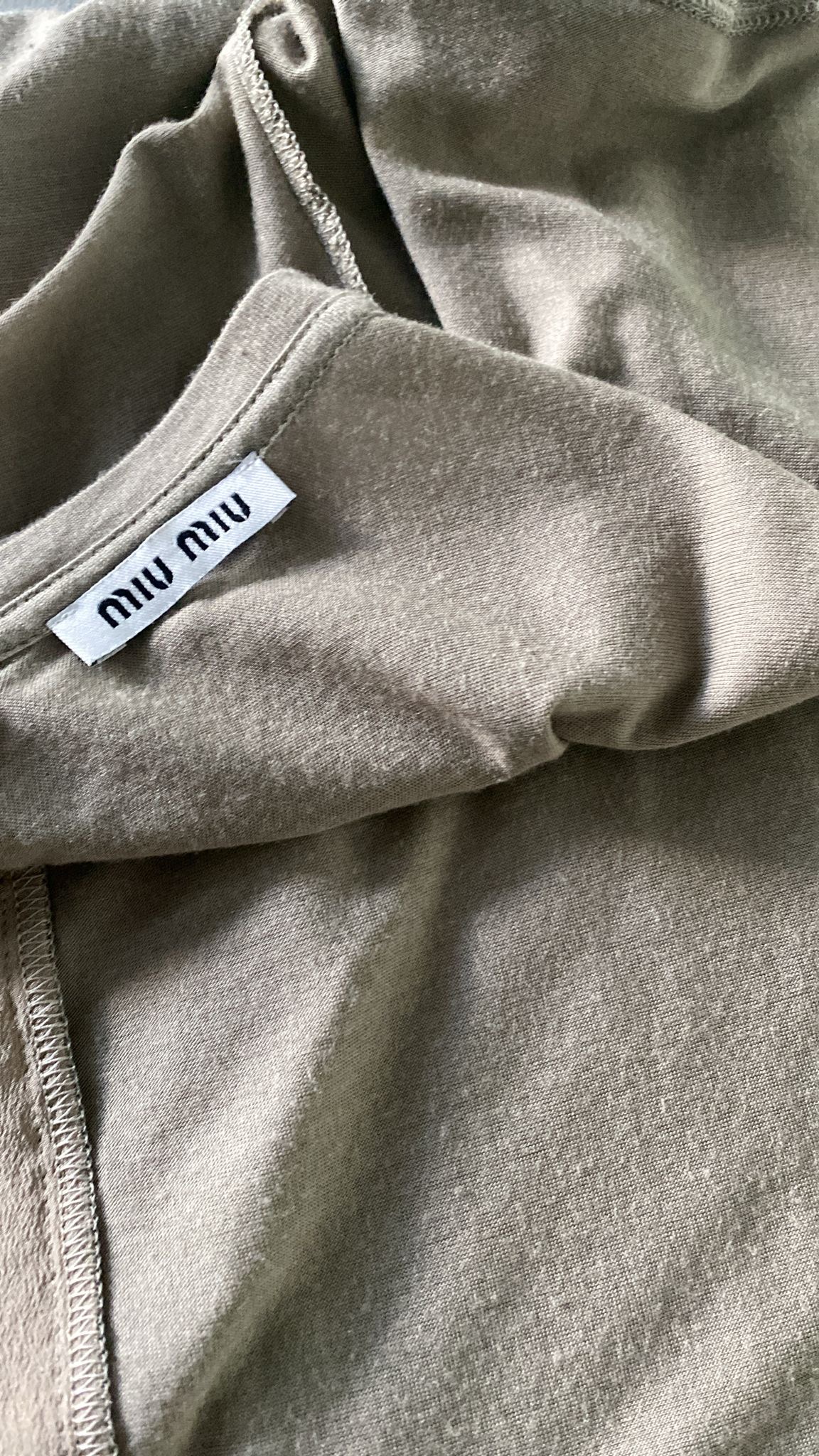 Miu Miu Silk short-sleeve cardigan