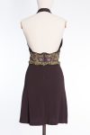 Max Mara Embellished Waist Cocktail Mini Dress