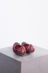 Tods Twistable python loafers in red & black