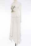Loewe Asymmetric long cotton dress