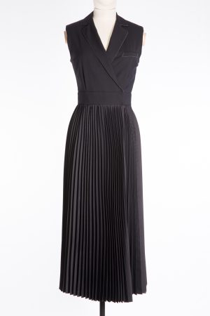 Brunello Cucinelli Dress Office-to-evening pleated navy dress