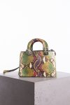 Christian Dior Lady Dior green python