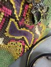 Christian Dior Lady Dior green python