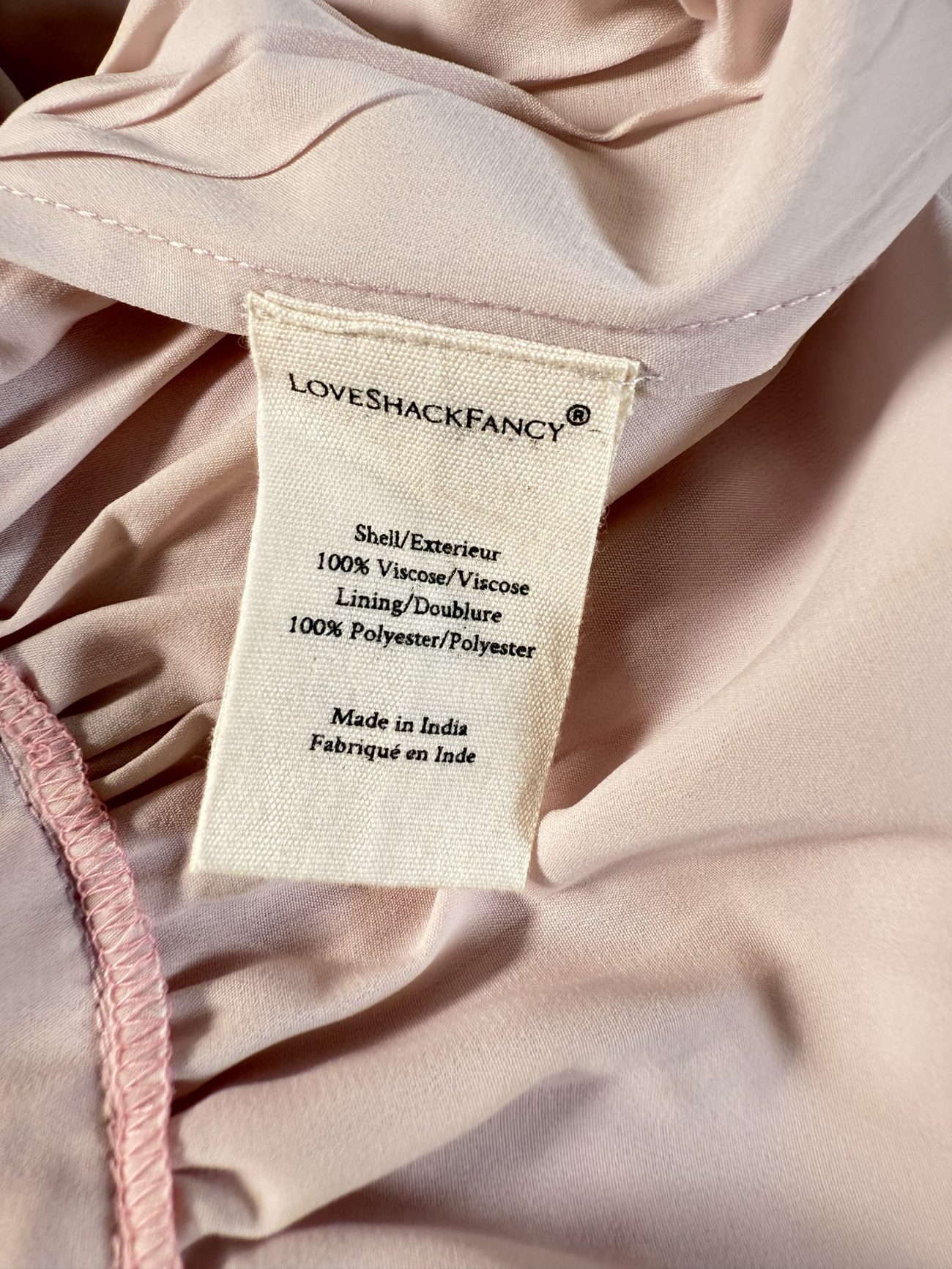 LoveShackFancyRomantic wrap dress with a tie belt
