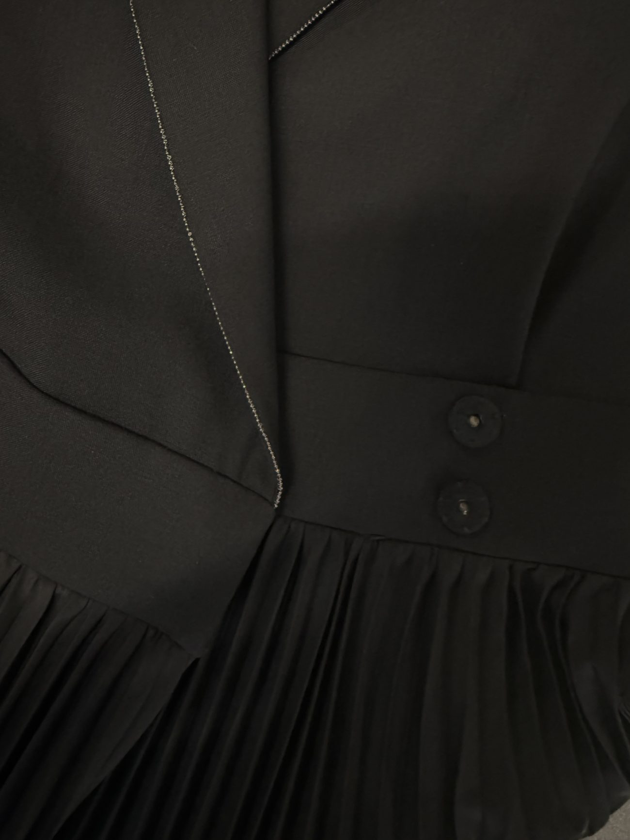 Brunello Cucinelli Dress Office-to-evening pleated navy dress