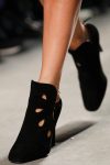 Bottega Veneta Shoes Black suede cutout shoes