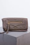 Louis Vuitton Petillante Monogram Empreinte fold-over clutch bag in taupe