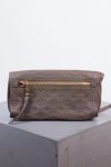 Louis Vuitton Petillante Monogram Empreinte fold-over clutch bag in taupe
