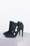 Bottega Veneta Shoes Black suede cutout shoes