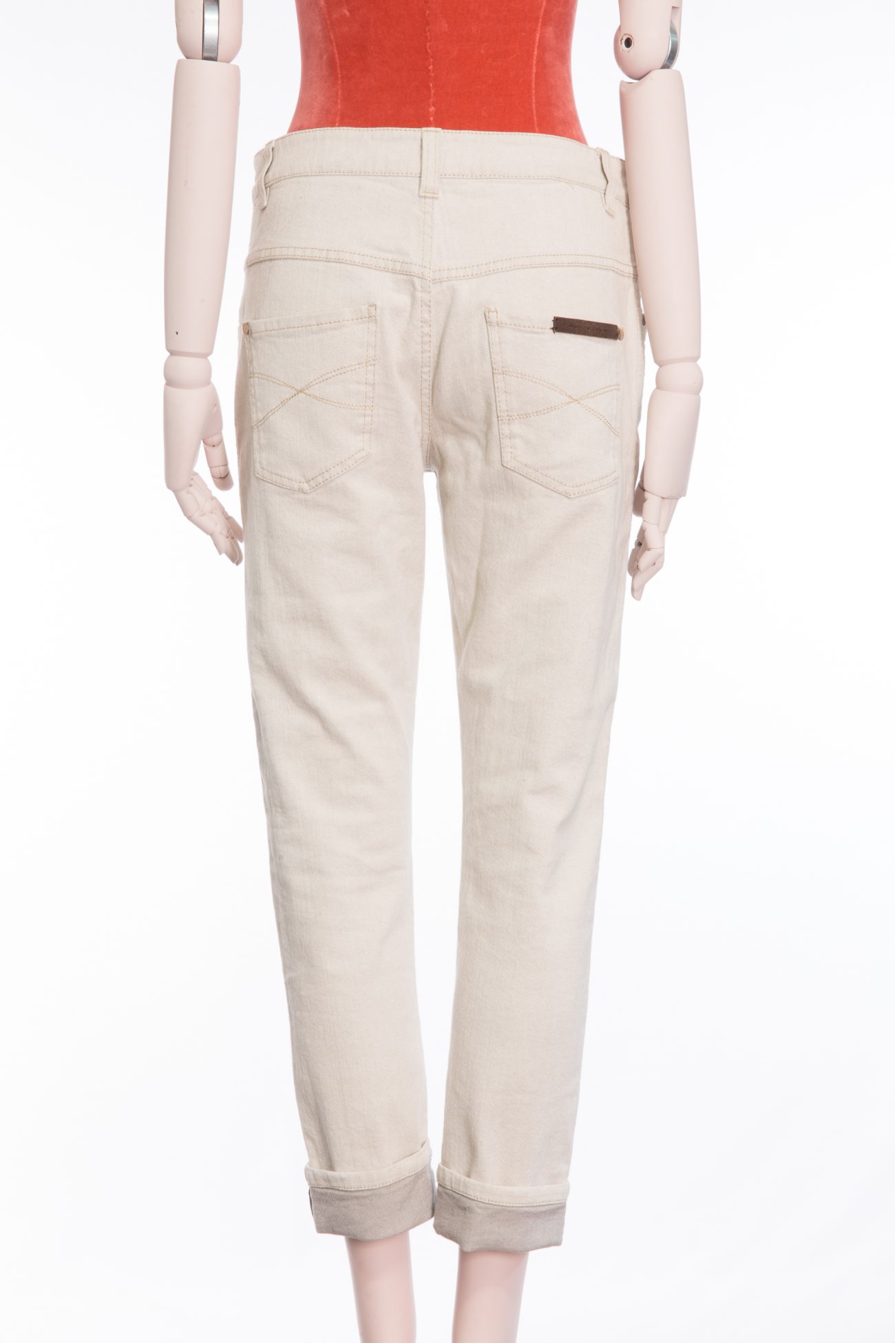 Brunello Cucinelli  Cropped jeans in light grey