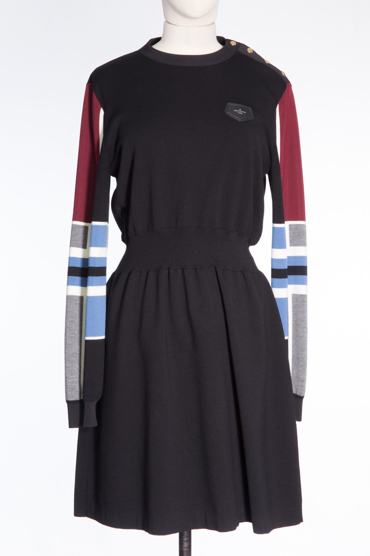 Louis Vuitton Graphic wool-blend dress
