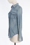 Ralph Lauren Washed denim shirt with pearlized snaps