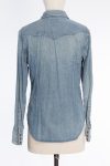 Ralph Lauren Washed denim shirt with pearlized snaps