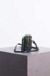 Christian Dior Black grained calfskin caro double pouch
