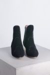 Alaia Clear heel ankle velour boots