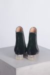 Alaia Clear heel ankle velour boots