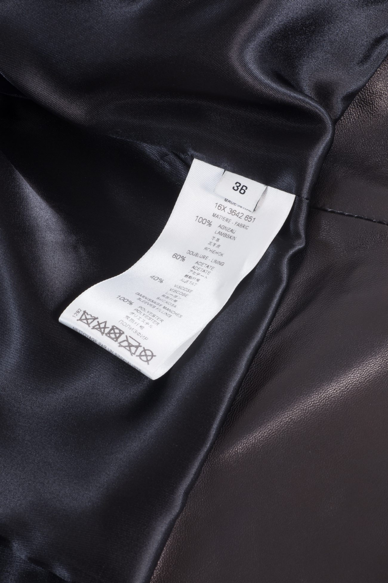 Balmain Cropped leather biker jacket