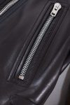 Balmain Cropped leather biker jacket