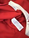 Christian Dior Silk red mini dress with pleated skirt & white collar