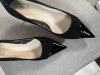 Christian Dior Suede & patent leather pumps