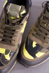 Valentino Garavani Rockrunner limited edition pink & camouflage sneakers