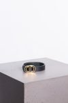 Christian Dior 30 Montaigne black calfskin cut-out CD belt