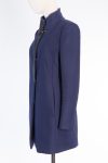 Fay Wool coat with leather insert and signature buckle Fay Wool coat with leather insert and signature buckle