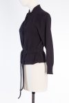 Piazza Sempione Angora and Silk Belted Cardigan