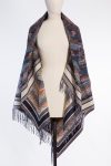 Christian Dior Multicolor Wool Shawl (137 × 143 cm) Christian Dior Multicolor Wool Shawl (137 × 143 cm)