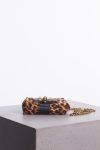 Christian Louboutin Leopard Mini Clutch with Golden Bow