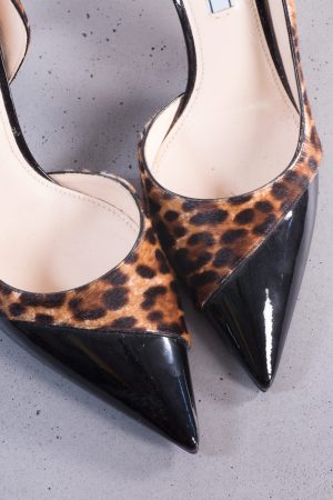 Prada Leopard d’Orsay Pumps