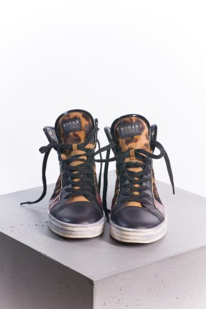 Hogan Rebel sneakers with leopard print