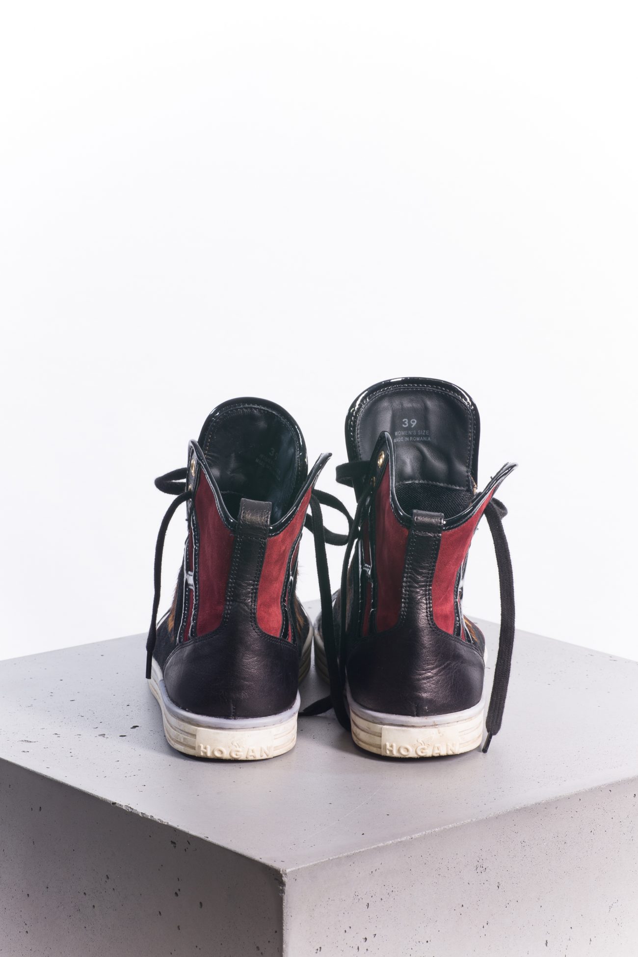 Hogan Rebel sneakers with leopard print