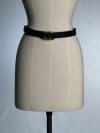 Christian Dior 30 Montaigne black calfskin cut-out CD belt