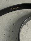 Christian Dior 30 Montaigne black calfskin cut-out CD belt