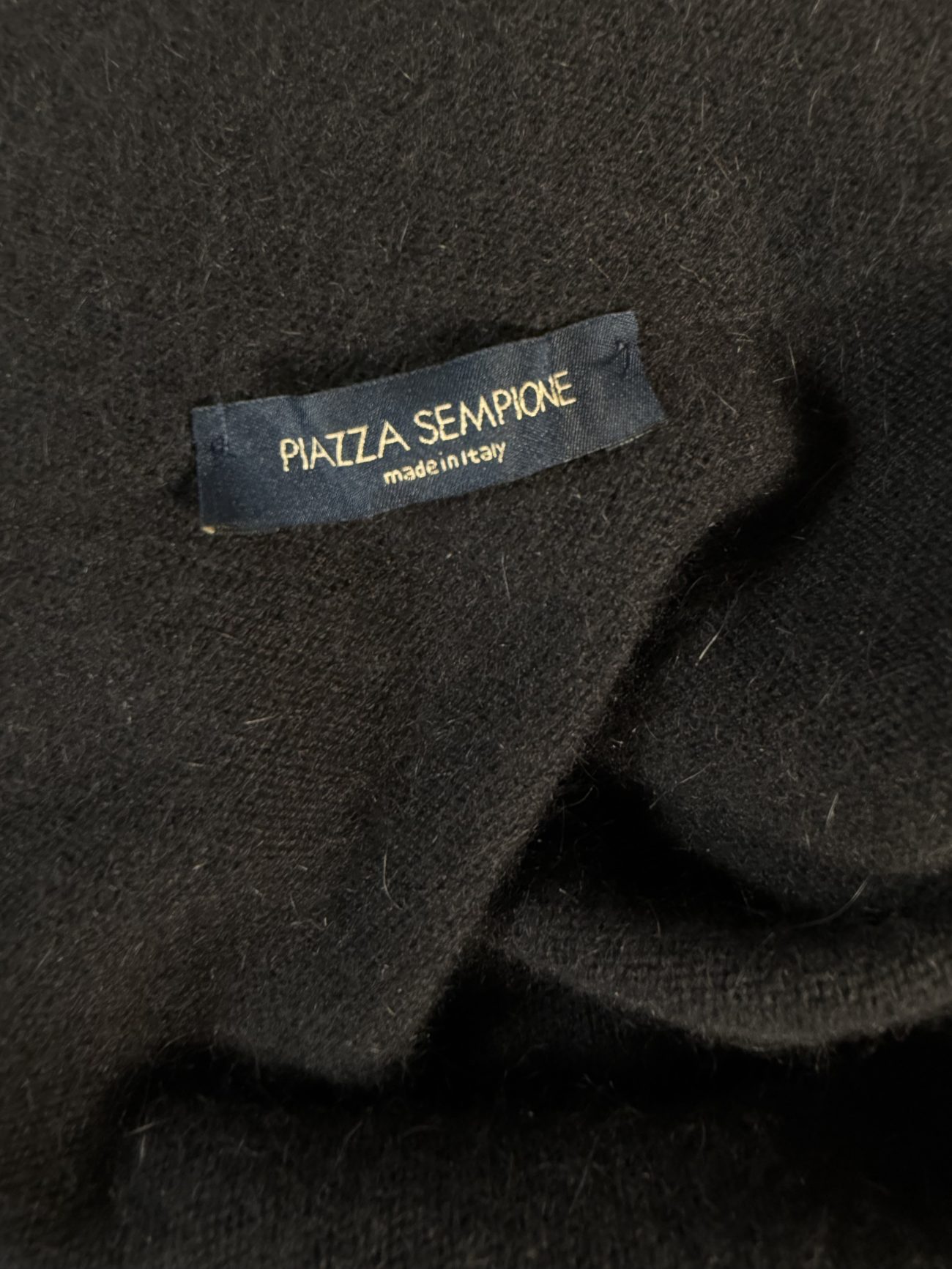 Piazza Sempione Angora and Silk Belted Cardigan