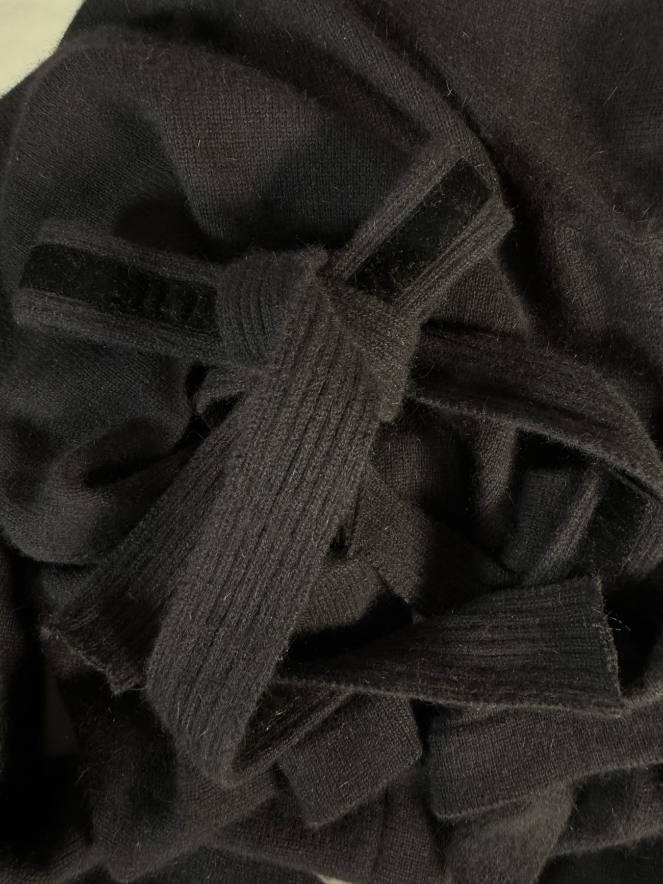 Piazza Sempione Angora and Silk Belted Cardigan