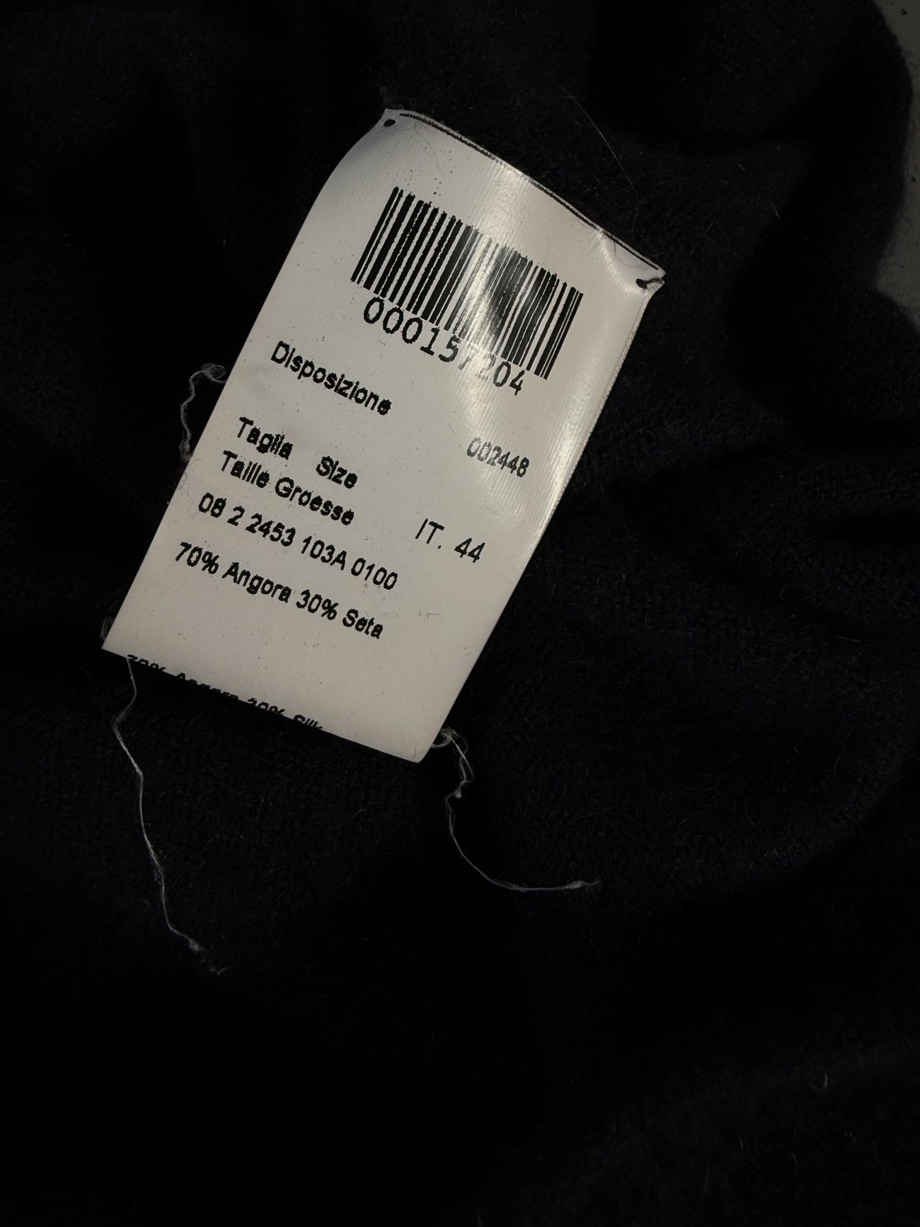 Sleeveless Angora and Silk Top by Piazza Sempione
