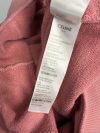 Celine Pink hoodie with white logo & kangaroo pocket