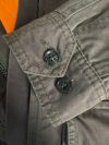 Philipp Plein Khaki camouflage jacket with crystal skull back, detachable lining and hood