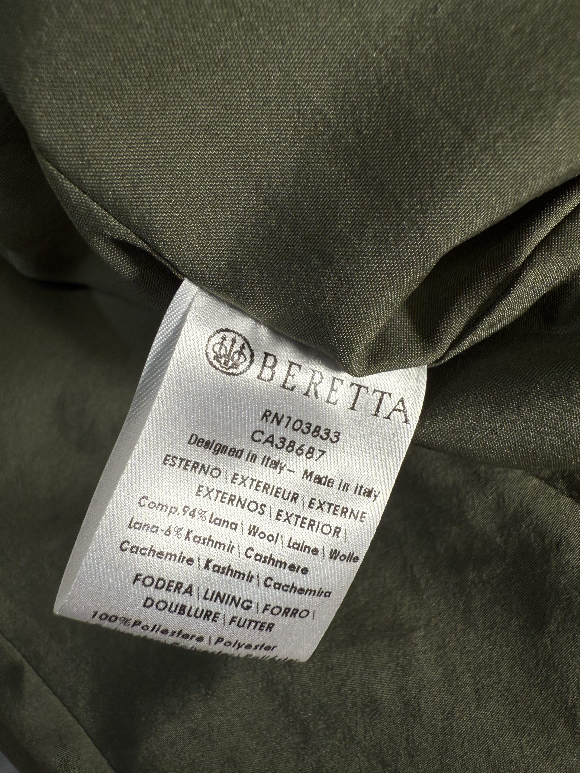 Beretta Khaki-Green Checked Jacket Beretta Khaki-Green Checked Jacket