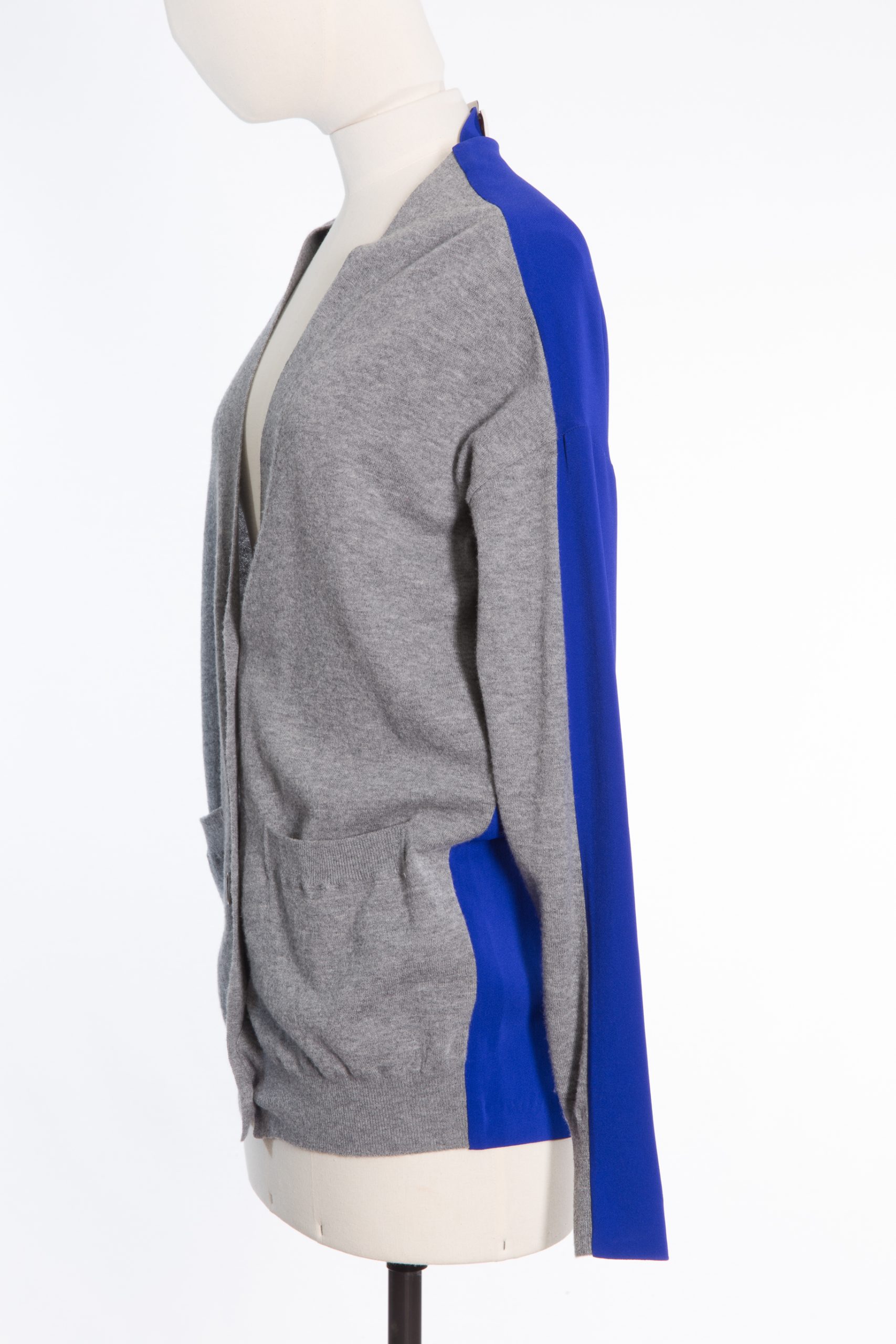 Stella McCartney, Two-Tone Wool & Acetate Cardigan Stella McCartney, Two-Tone Wool & Acetate Cardigan