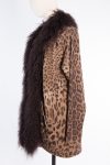 Warm wool long Leopard Print Cardigan by Dolce & Gabbana Warm wool long Leopard Print Cardigan by Dolce & Gabbana