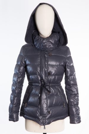 Patrizia Pepe, Firenze Reversible Down Jacket in Asphalt Grey