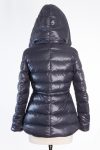 Patrizia Pepe, Firenze Reversible Down Jacket in Asphalt Grey